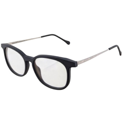 Harry Lary Unisex Eyeglasses - Black Acetate Full Rim Square Frame | CURIOSITY 101 ,