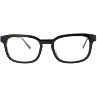 Harry Lary Men's Eyeglasses - Black/Gold Acetate Full Rim Square Frame | COLLECTY 101 ,