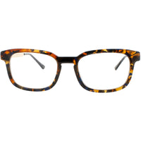 Harry Lary Men's Eyeglasses - Tortoise/Blue/Gold Acetate Square Frame | COLLECTY 2102 ,
