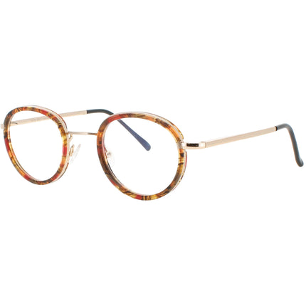 Harry Lary Men's Eyeglasses - Tortoise/Gold Acetate Full Rim Oval Frame | MACHINY 64 ,