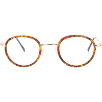 Harry Lary Men's Eyeglasses - Tortoise/Gold Acetate Full Rim Oval Frame | MACHINY 64 ,