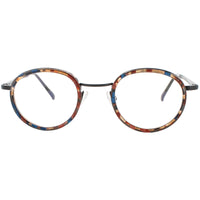 Harry Lary Men's Eyeglasses - Tortoise/Black Acetate Full Rim Oval | MACHINY V607 ,