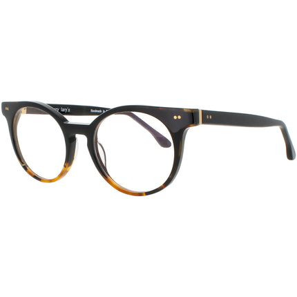 Harry Lary Unisex Eyeglasses - Black/Tortoise Acetate Full Rim Round | FLIPPY 252 ,