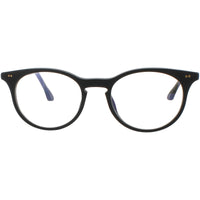 Harry Lary Unisex Eyeglasses - Matte Black Acetate Full Rim Oval Frame | FRENZY 101 ,