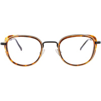Harry Lary Unisex Eyeglasses - Tortoise/Gold Acetate Full Rim Square | GALLERY 008 ,