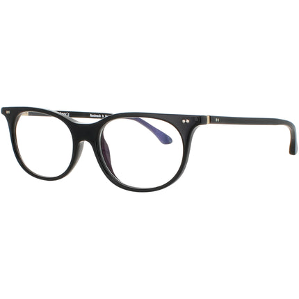 Harry Lary Unisex Eyeglasses - Black Acetate Full Rim Rectangular Frame | VITALY 101 ,