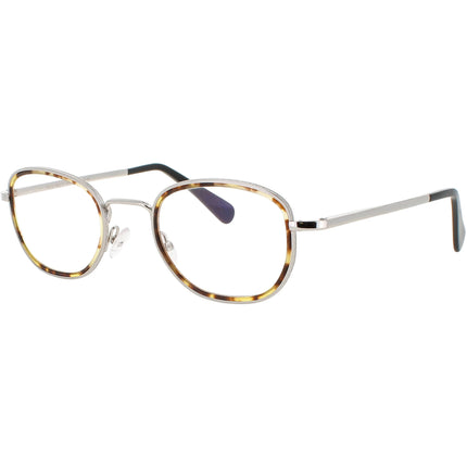 Harry Lary Unisex Eyeglasses - Silver/Tortoise Acetate/Metal Rectangular | POKY 911 ,