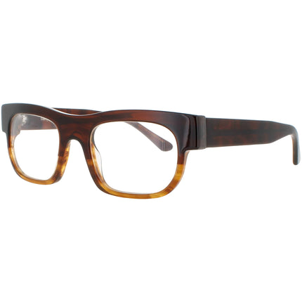 Harry Lary Unisex Eyeglasses - Brown Acetate Full Rim Rectangular | PROJEKTY 1005 ,