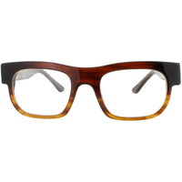Harry Lary Unisex Eyeglasses - Brown Acetate Full Rim Rectangular | PROJEKTY 1005 ,