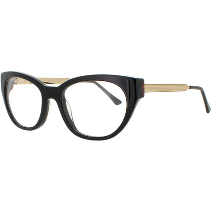 Harry Lary Women's Eyeglasses - Black Acetate Full Rim Cat Eye Shape Frame | RUBY 101 ,