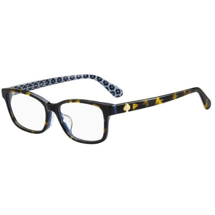 Kate Spade Women's Eyeglasses - Havana Blue Plastic Full Rim Square | KARIANE/F IPR ,