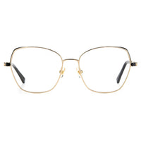 Kate Spade Women's Eyeglasses - Gold Black Metal Full Rim Butterfly | ZEENA/G RHL ,