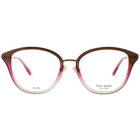 Kate Spade Women's Eyeglasses - Brown Shaded Pink Full Rim Cat Eye | HALLIE/G 59I ,