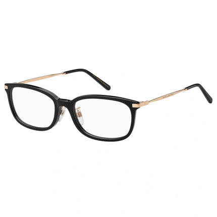 Marc Jacobs Women's Eyeglasses - Black Plastic Rectangular Frame | MARC 744/G 807 ,