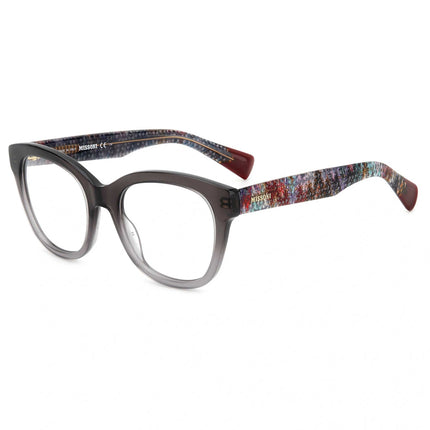 Missoni Women's Eyeglasses - Grey Plastic Full Rim Pantos Shape Frame | MIS 0105 0KB7 ,