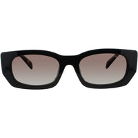 Prada Women's Sunglasses - Black/Brown Acetate Rectangular Frame | PR-B05S 3890A7 ,