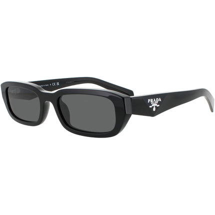 Prada Women's Sunglasses - Black Acetate Full Rim Rectangular Frame | PR-B06S 16K08Z ,