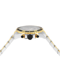 Invicta 22418 Men's Two Tone Yellow Steel Bracelet Pro Diver Chrono Black Dial Date Watch ,