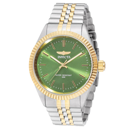 Invicta Men's Watch - Specialty Quartz Green Dial Two Tone Steel Bracelet | 49315 ,
