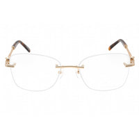 Charriol Women's Eyeglasses - Shiny Gold/Tortoise Metal Cat Eye Frame | PC71061 C01 ,