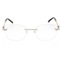 Charriol Women's Eyeglasses - Shiny Silver/Gold Black Cat Eye Frame | PC71061 C02 ,