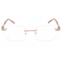 Charriol Women's Eyeglasses - Shiny Pink Gold/Silver Burgundy Frame | PC71065 C03 ,