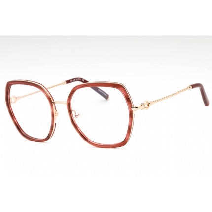 Charriol Women's Eyeglasses - Shiny Gold/Translucent Burgundy Frame | PC71066 C02 ,