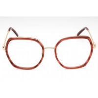 Charriol Women's Eyeglasses - Shiny Gold/Translucent Burgundy Frame | PC71066 C02 ,