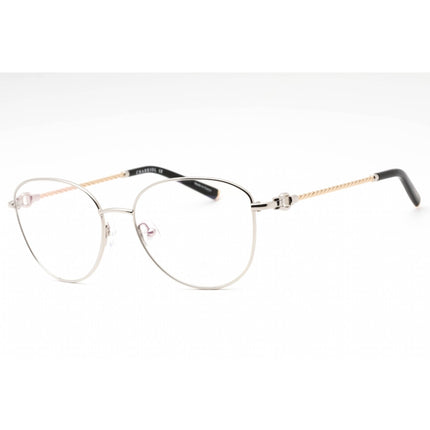 Charriol Women's Eyeglasses - Shiny Silver/Gold Black Metal Oval Frame | PC71068 C02 ,