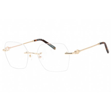 Charriol Women's Eyeglasses - Shiny Gold/Tortoise Metal Geometric Frame | PC71069 C01 ,