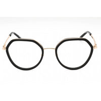 Charriol Women's Eyeglasses - Shiny Gold/Black Metal Geometric Frame | PC71070 C02 ,