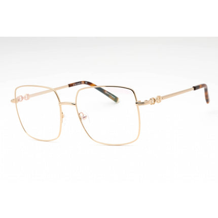 Charriol Women's Eyeglasses - Shiny Gold/Tortoise Metal Square Frame | PC71071 C01 ,