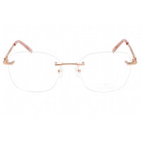 Charriol Women's Eyeglasses - Shiny Pink Gold/Gold Bordeaux Square Frame | PC71072 C03 ,