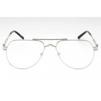 Charriol Men's Eyeglasses - Shiny Silver Metal Aviator Full Rim Frame | PC75105 C02 ,