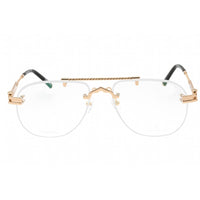 Charriol Men's Eyeglasses - Shiny Gold Metal Aviator Shape Rimless Frame | PC75106 C01 ,