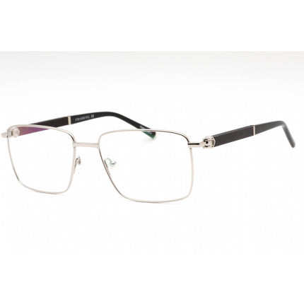 Charriol Men's Eyeglasses - Shiny Silver Black Metal Rectangular Frame | PC75107 C02 ,