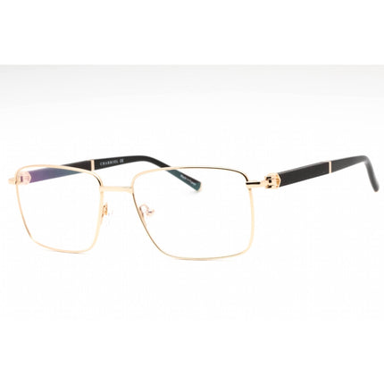Charriol Men's Eyeglasses - Shiny Gold/Black Metal Rectangular Frame | PC75107 C03 ,