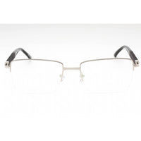 Charriol Men's Eyeglasses - Shiny Silver Black Metal Rectangular Frame | PC75108 C02 ,
