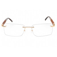 Charriol Men's Eyeglasses - Shiny Gold/Tortoise Metal Rectangular Frame | PC75109 C01 ,