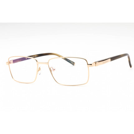 Charriol Men's Eyeglasses - Shiny Gold/Khaki Horn Metal Full Rim Frame | PC75110 C03 ,