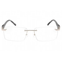 Charriol Men's Eyeglasses - Shiny Silver/Grey Horn Metal Rimless Frame | PC75112 C02 ,