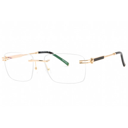 Charriol Men's Eyeglasses - Shiny Gold/Black Metal Rectangular Frame | PC75115 C03 ,