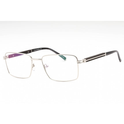 Charriol Men's Eyeglasses - Shiny Silver/Grey Horn Rectangular Frame | PC75116 C02 ,