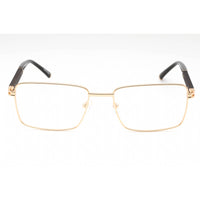 Charriol Women's Eyeglasses - Shiny Gold/Black Metal Rectangular Frame | PC75116 C03 ,