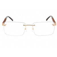 Charriol Men's Eyeglasses - Shiny Gold/Tortoise Metal Rectangular Frame | PC75118 C01 ,