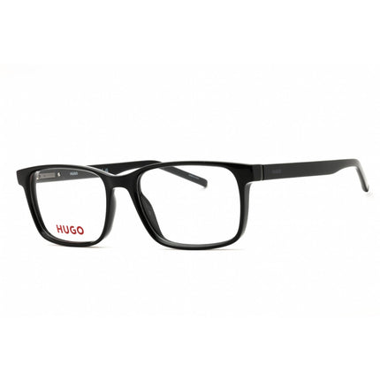 Hugo Men's Eyeglasses - Black Plastic Square Shape Full Rim Frame | HG 1163 0807 00 ,