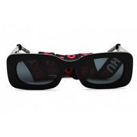 Hugo Women's Sunglasses - Black Plastic Rectangular Full Rim Frame | HG 1220/S 0807 IR ,