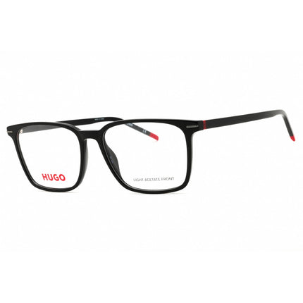 Hugo Men's Eyeglasses - Black Plastic Square Shape Full Rim Frame | HG 1225 0807 00 ,