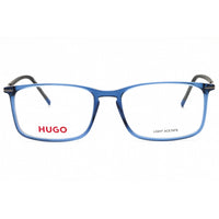 Hugo Men's Eyeglasses - Blue Plastic Square Shape Full Rim Frame | HG 1231 0PJP 00 ,