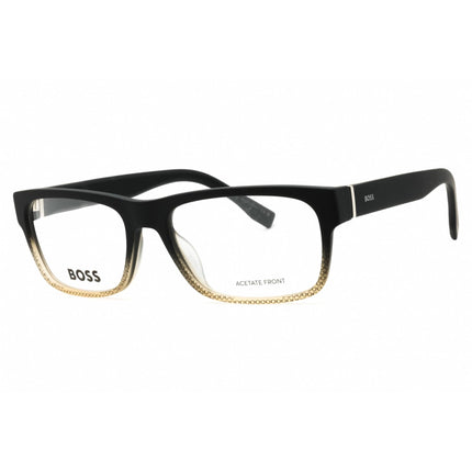 Hugo Boss Men's Eyeglasses - Shaded Grey Texture Rectangular | BOSS 0729/IT 0KAC 00 ,